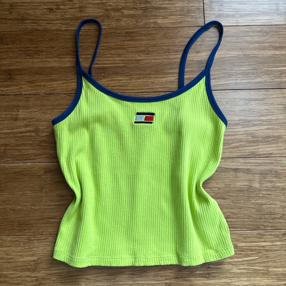 neon Tommy Hilfiger sport tank